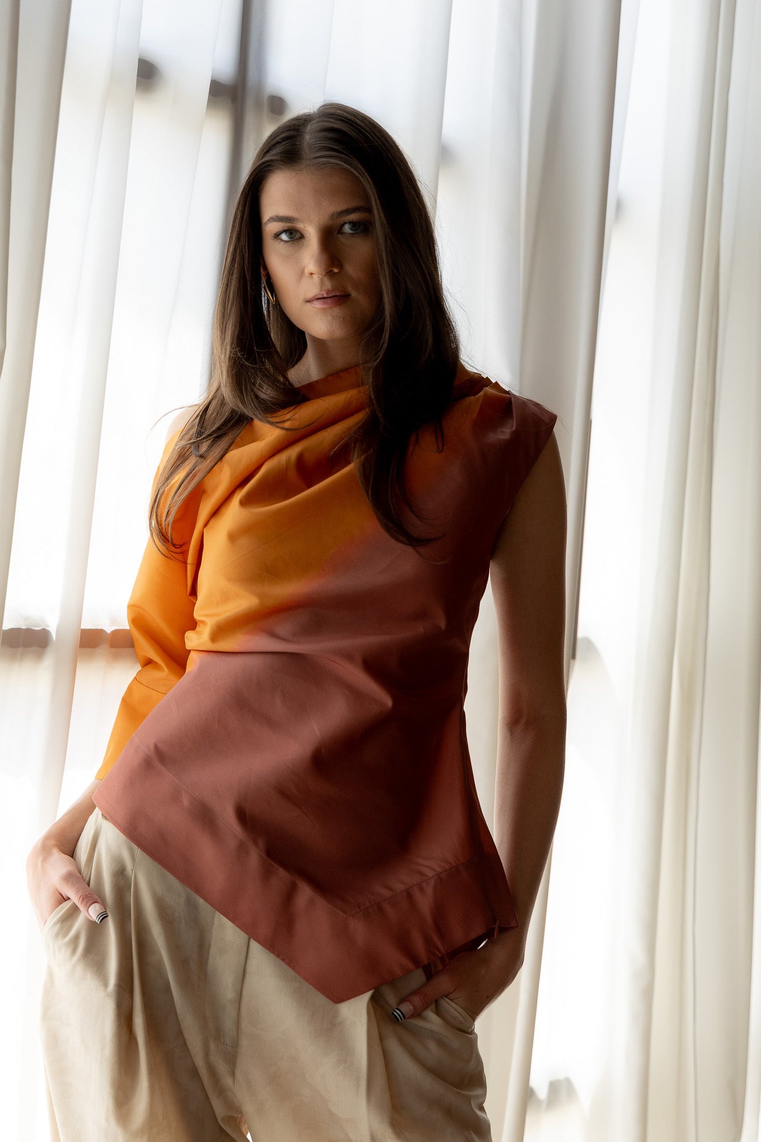 Aurelia Asymmetric A-Line Top