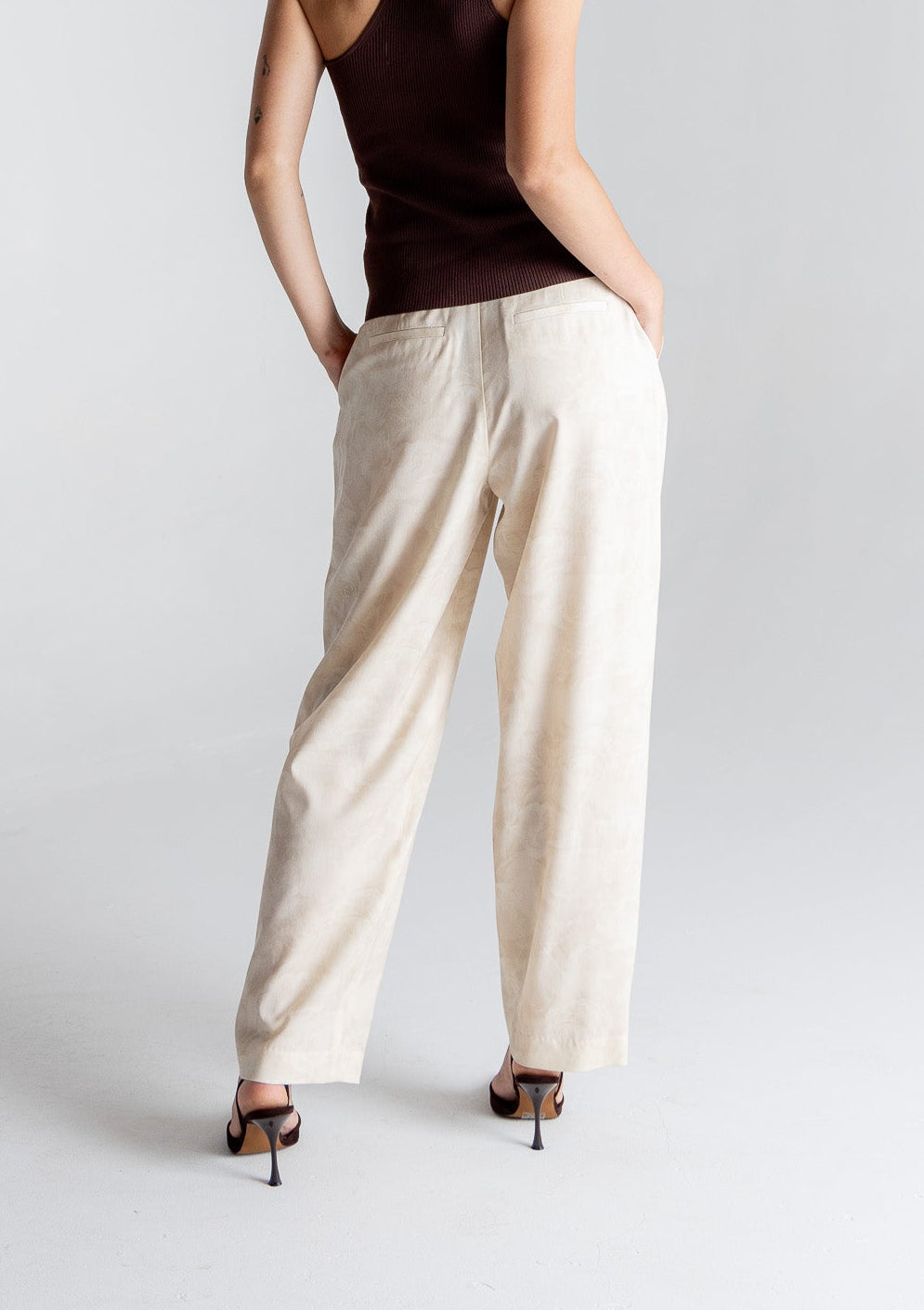 Rowe Pleated Barrel Trouser